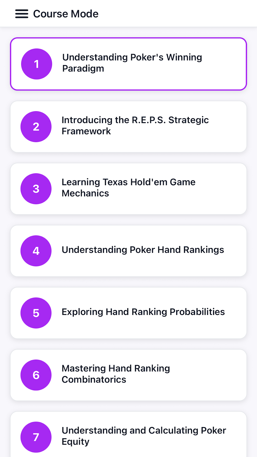50-lesson course
